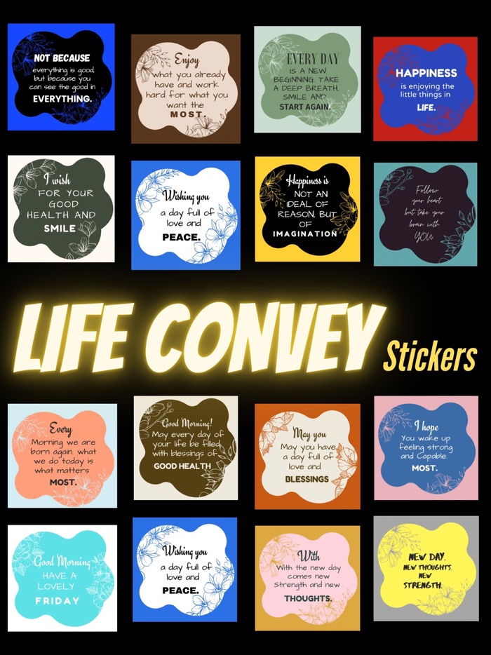 Life Convey Stickers