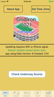 gridiron 2021 college football iphone screenshot 1