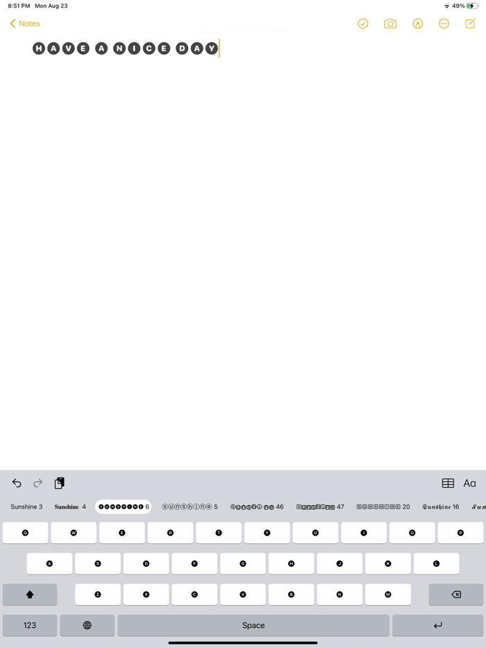 Art Fonts-Keyboard InputMethod