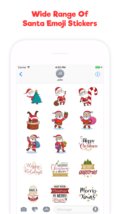 How to cancel & delete Hand Drawn Santa Emojis from iphone & ipad 1