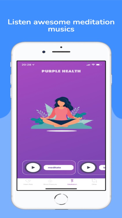 PurpleHealth Meditation&Pulse screenshot-3