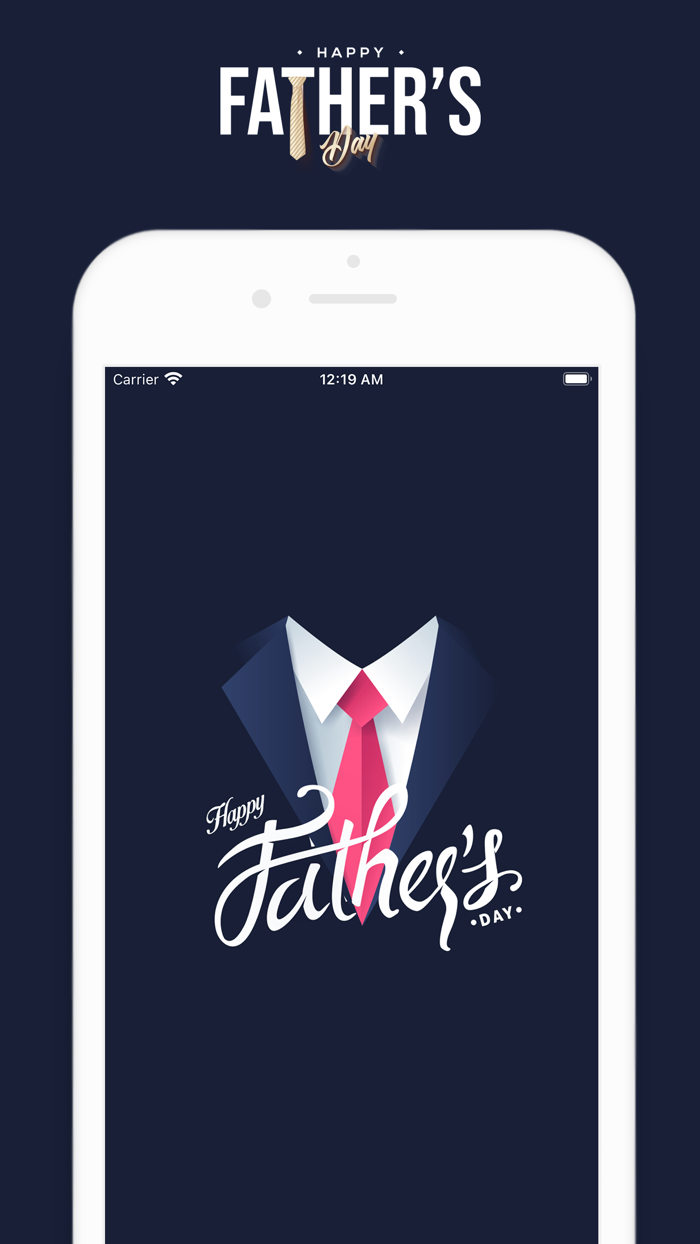 Happy Fathers day photo frame