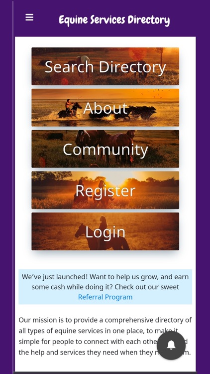 Equine Services Directory