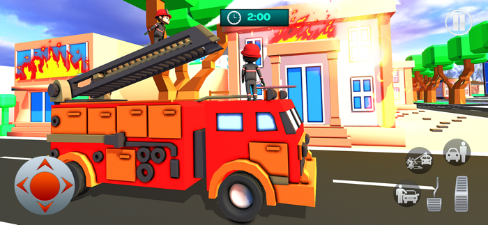 911 emergency fire truck game