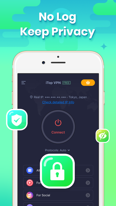 VPN iTop: Best VPN for iPhone screenshot