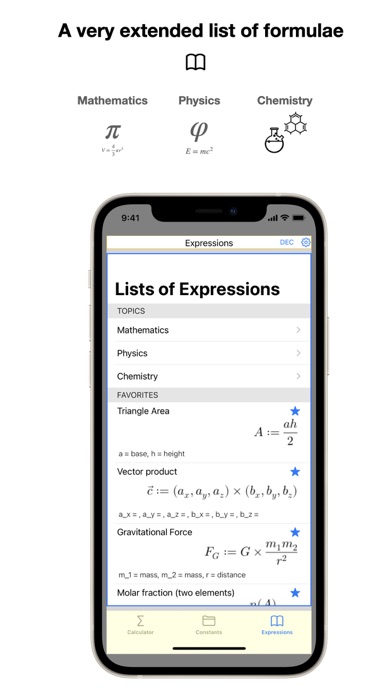 The Expressions Calculator screenshot