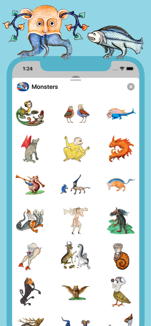 ‎Medieval Monsters Stickers Screenshot