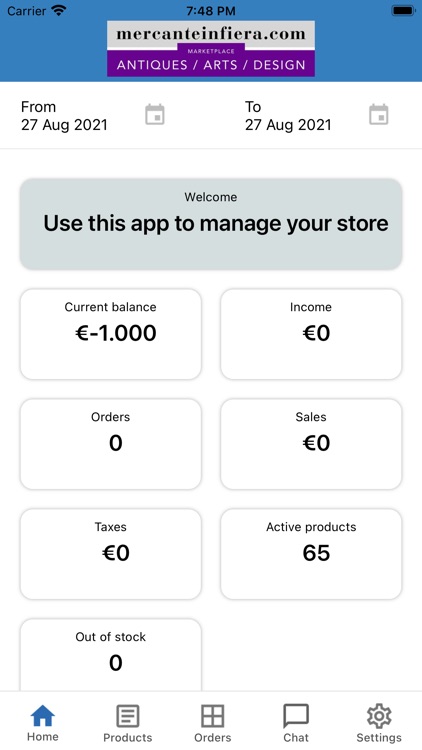 Mercanteinfiera.com Vendor App