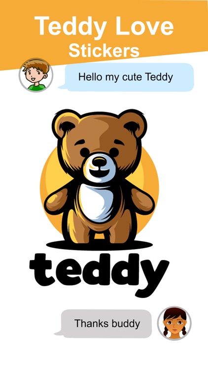 Teddy Love Stickers