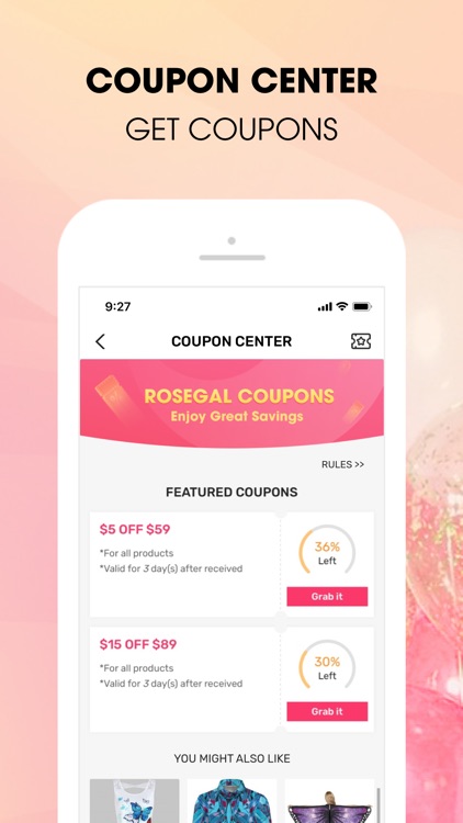 ROSEGAL-Fashion & Clothing screenshot-5