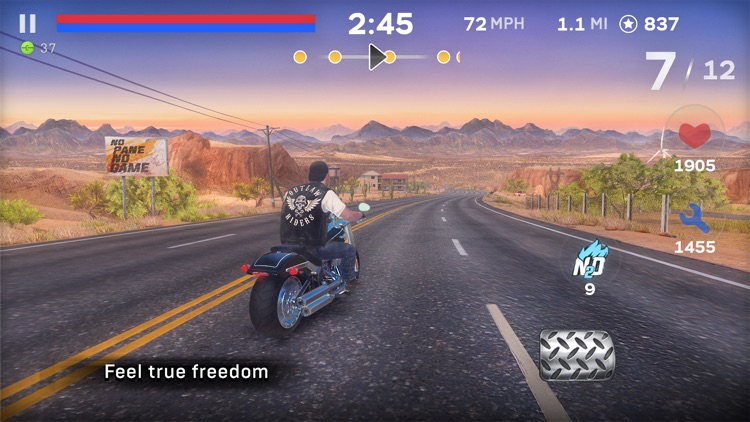 Outlaw Riders: Biker Wars screenshot-4