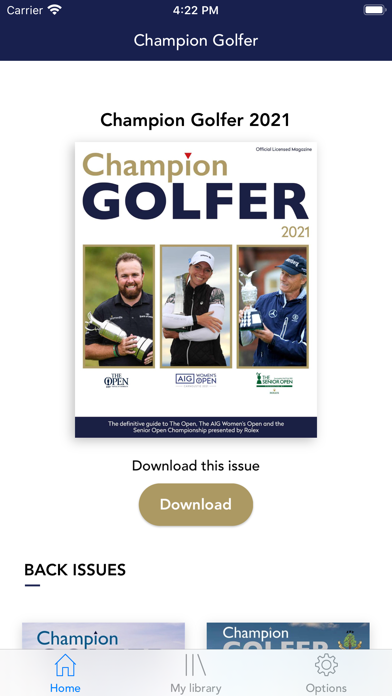 Champion Golfer magazine PC 용