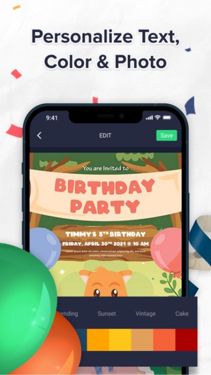 Birthday Card Maker - Editor screenshot-4