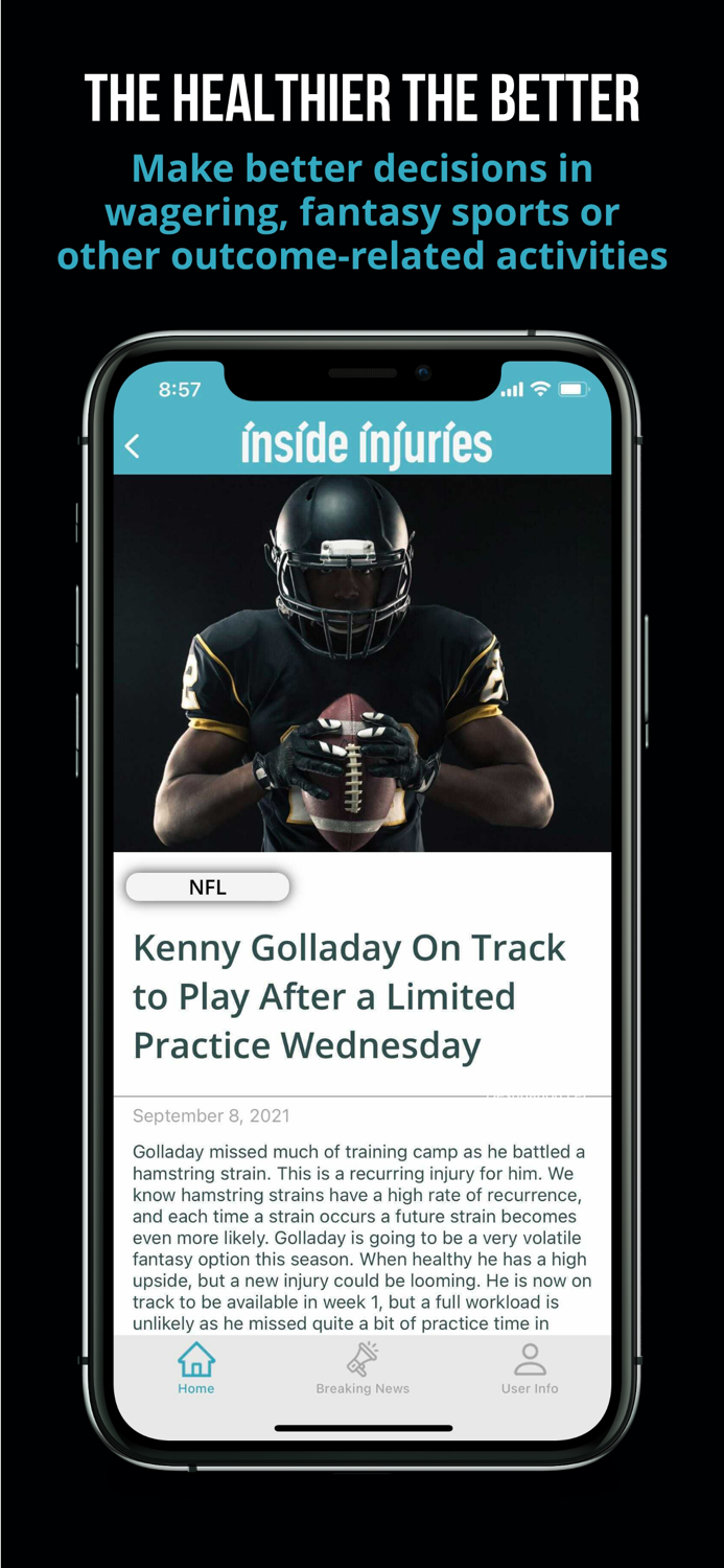 Inside Injuries Breaking News