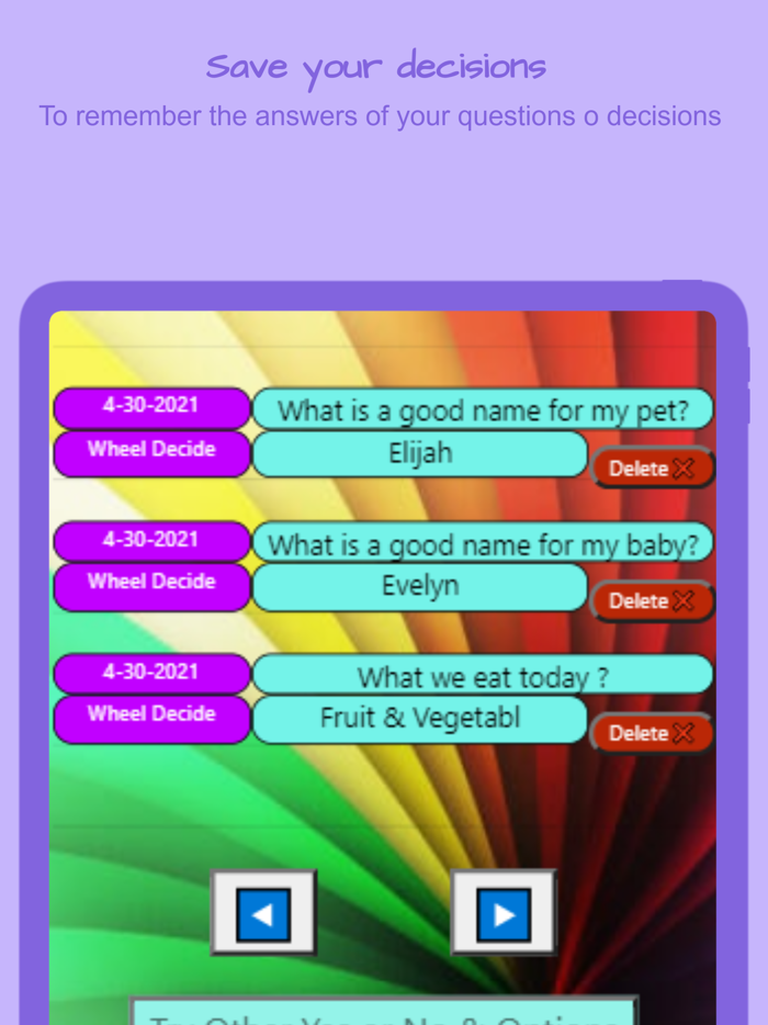 Tiny Decisions  Lucky roulette