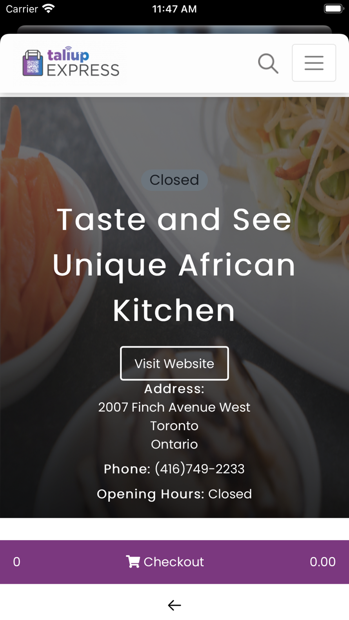 Taste and See African Kitchen