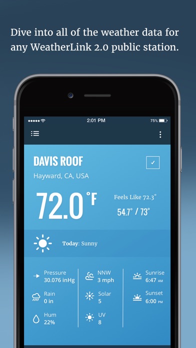 WeatherLink screenshot 2