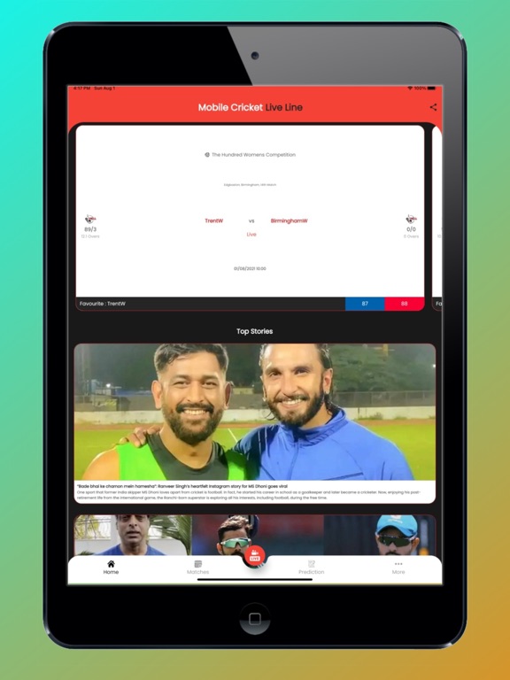 Screenshot #5 pour Mobile Cricket Live Line