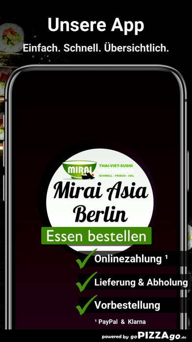 Mirai Asia Food Berlin screenshot 1