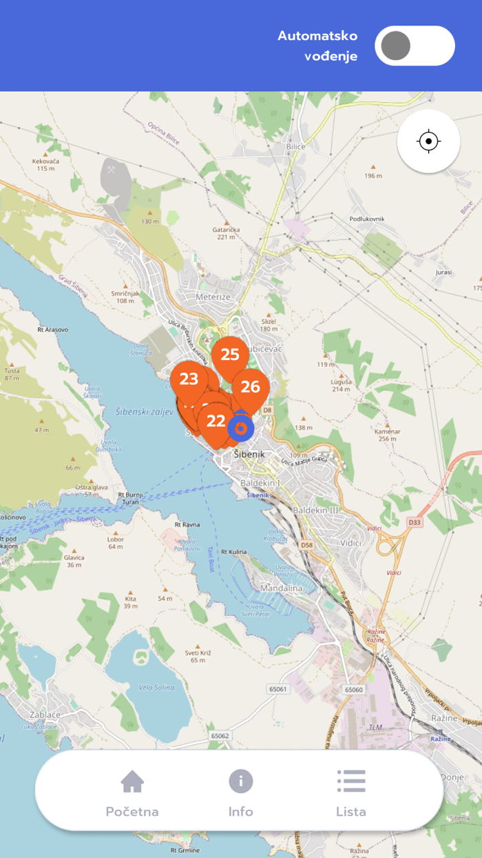 Šibenik audio vodič