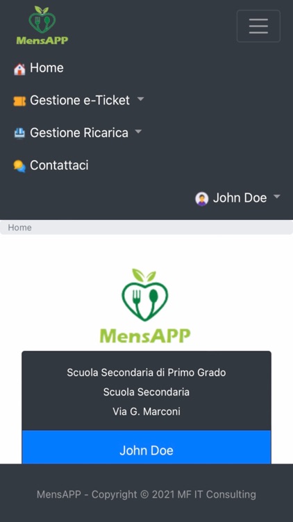 MensApp Docenti