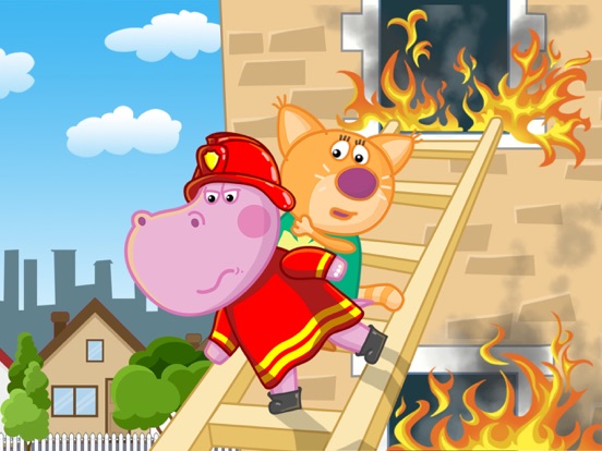 Adventure Hippo: Fire patrol screenshot 4
