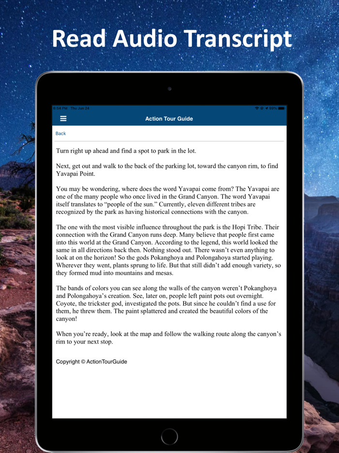 Grand Canyon Audio Tour Guide