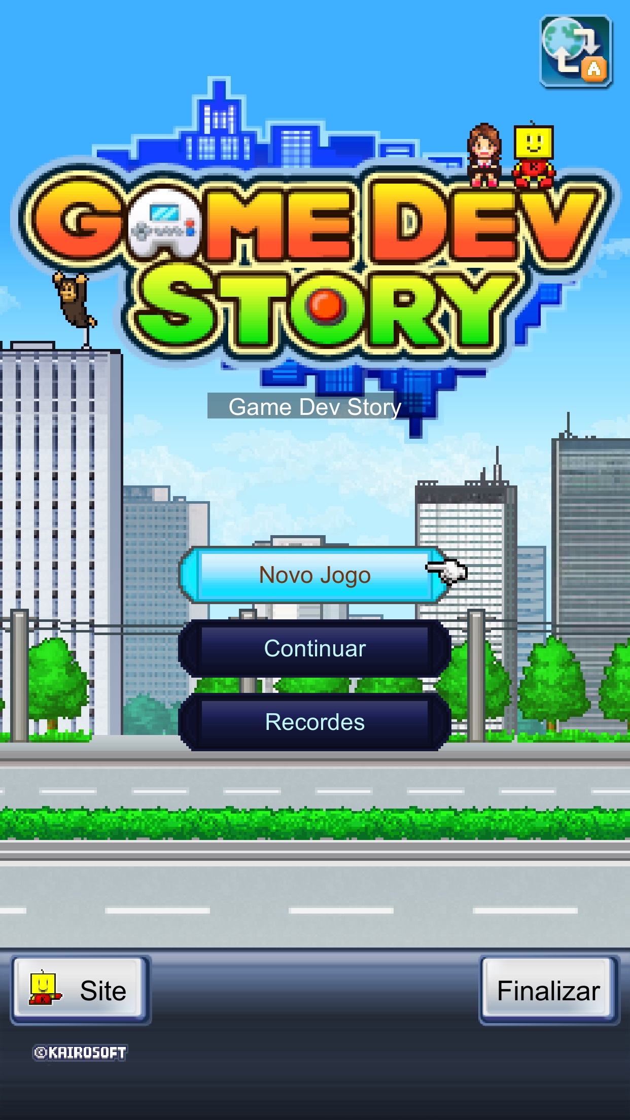 Screenshot do app Game Dev Story