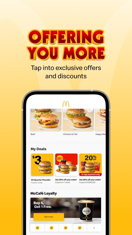 mymacca's Ordering & Offers