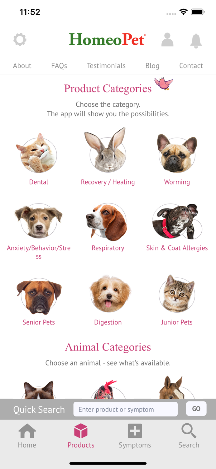 HomeoPet Natural Pet Care App