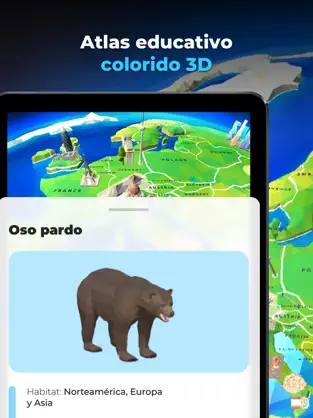 Immagine di 1 Geografía Mundial - 3D Mapas iphone