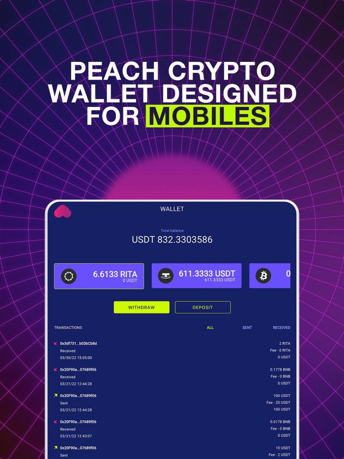 PEACH wallet RITA