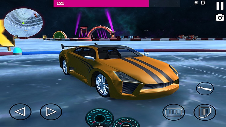 Neon Car Drift Simulator screenshot-3