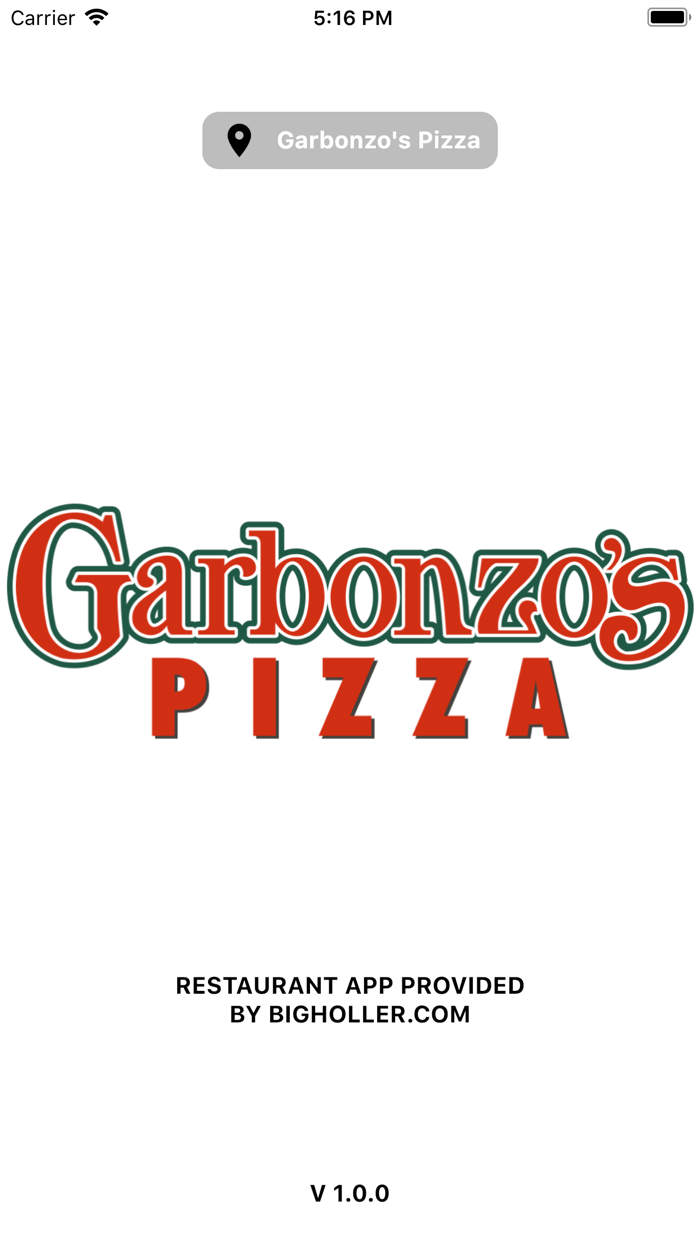 Garbonzo’s Pizza