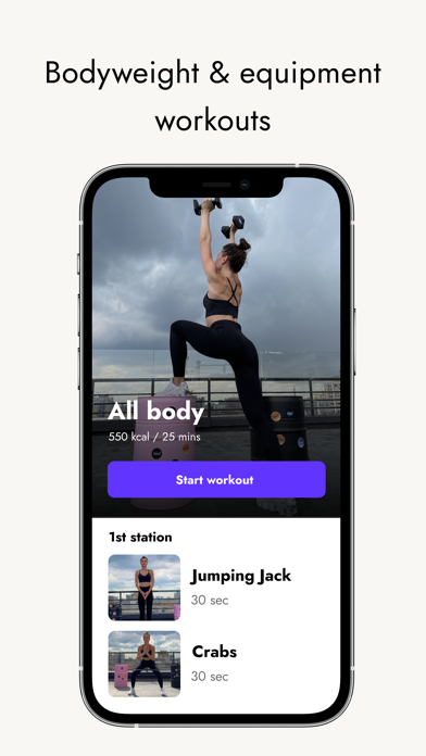 Chics - fitness coach at home screenshot 3