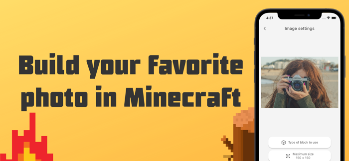 Mosaic art for Minecraft