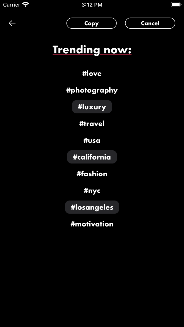 Hashtags for Likes  Followers
