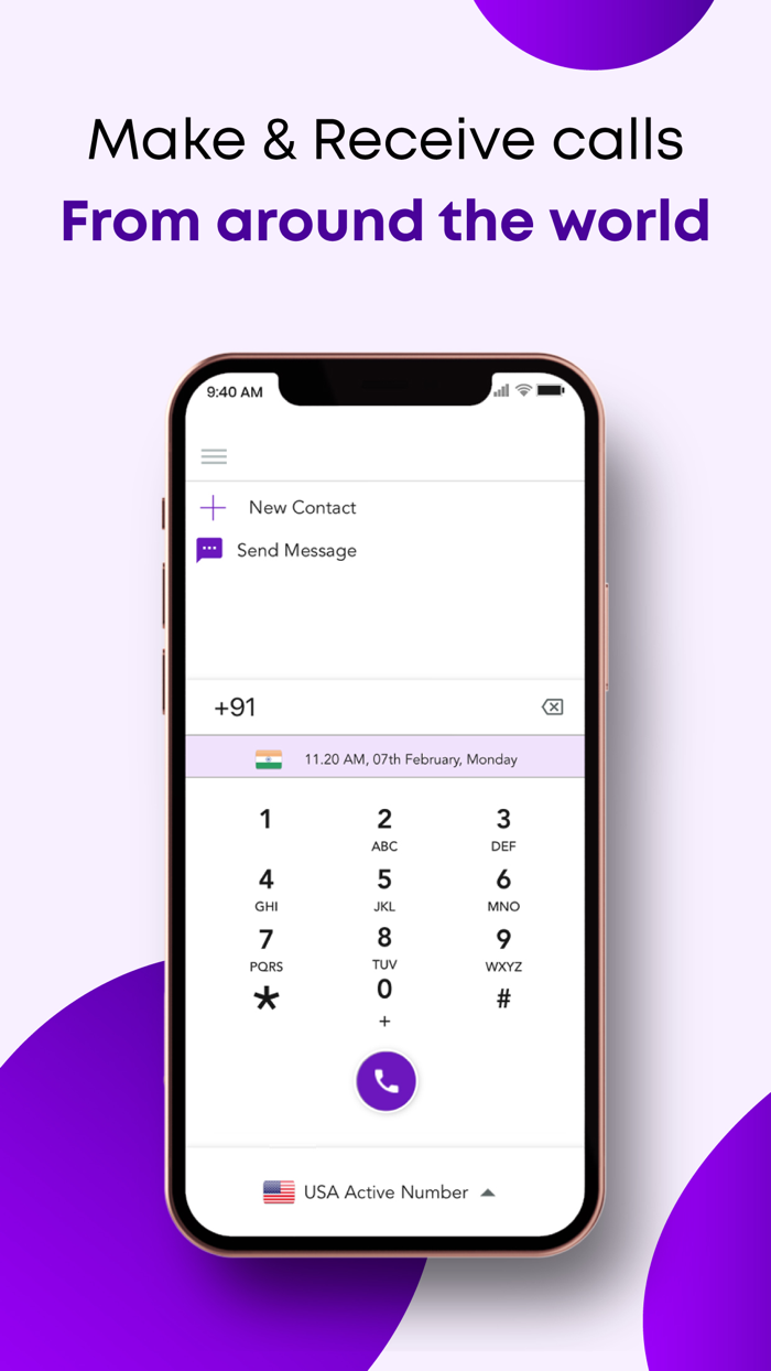2nd Phone Number - Call  Text