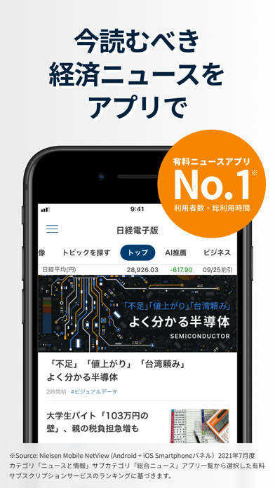 日本経済新聞 電子版 ScreenShot0