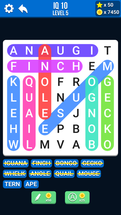 Word Search IQ: Puzzle Games screenshot 4