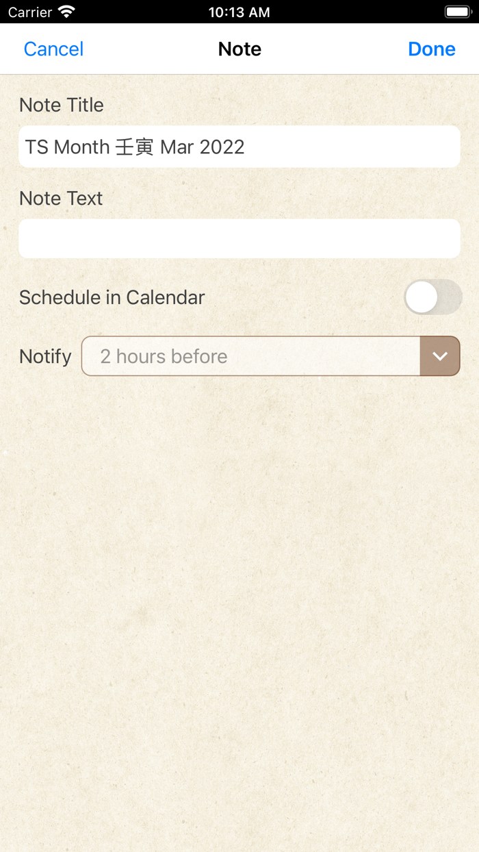 Calendar of Luck 2022