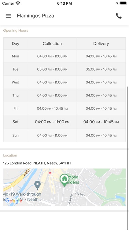 Flamingos Pizza screenshot-3
