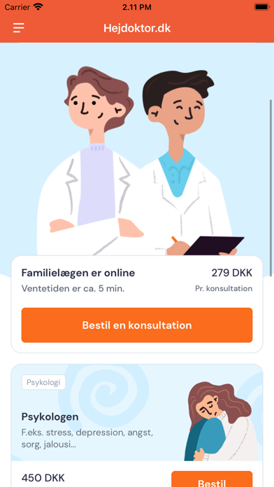 Hejdoktor.dk screenshot 2