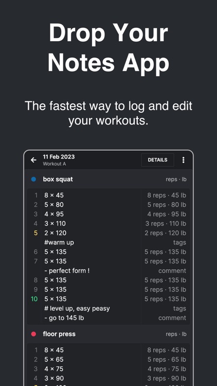 Micro Fitness Workout Tracker screenshot-6