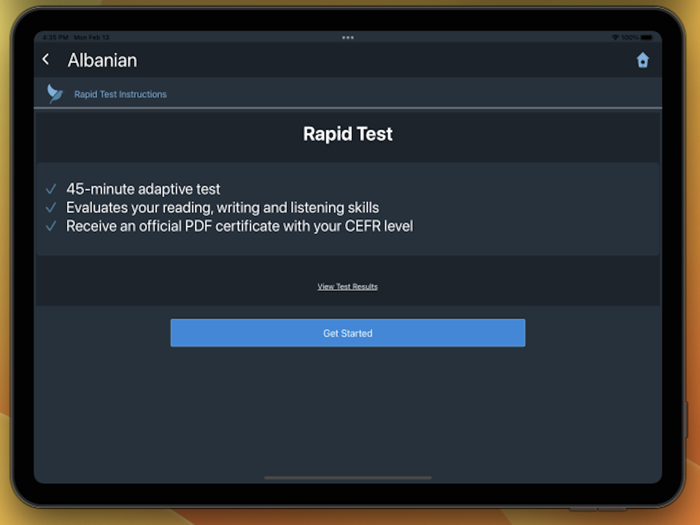 Bluebird Learn Albanian