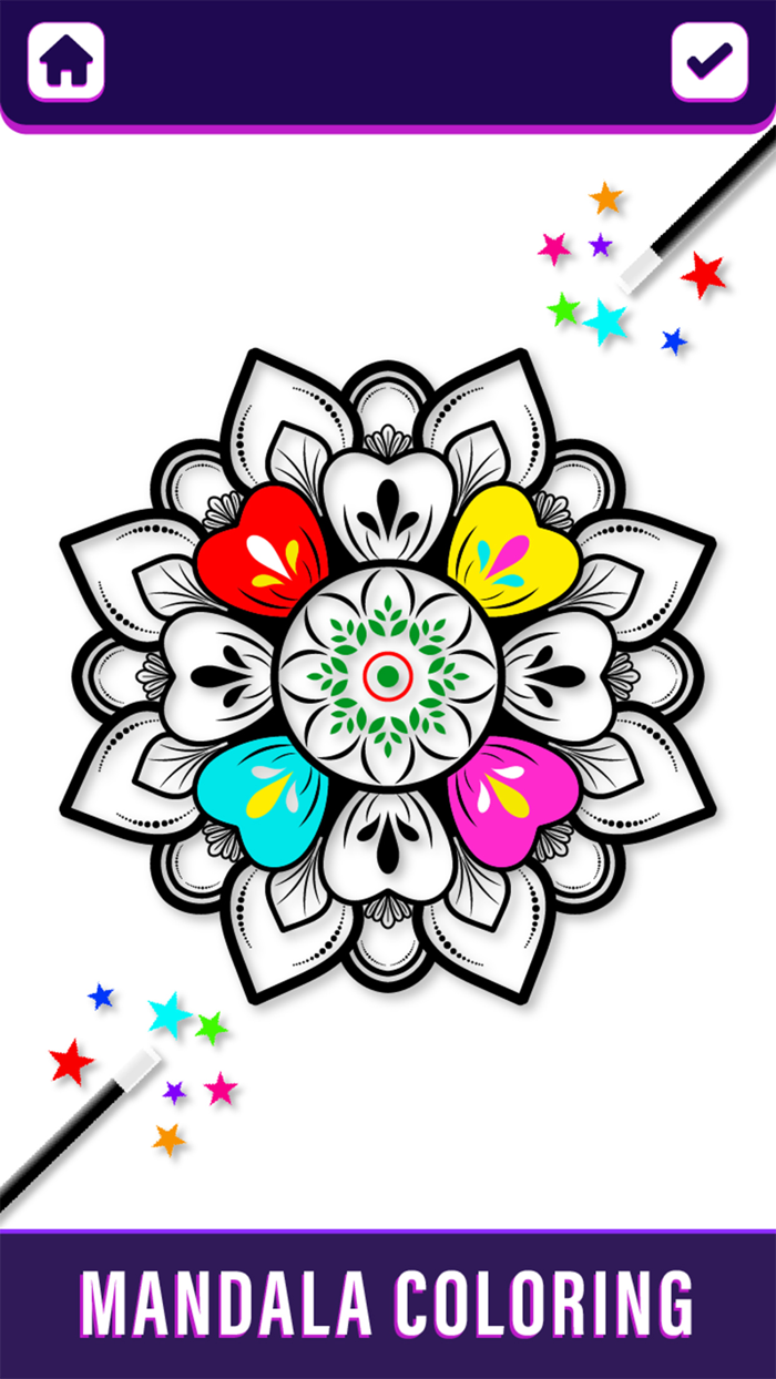 Mandala Color Art Therapy Book