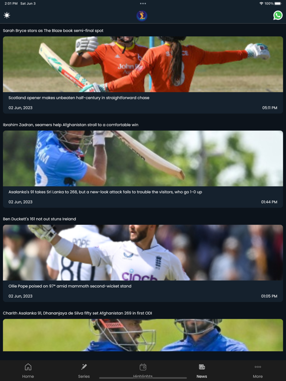 Max Cricket Live Line screenshot 2