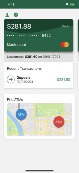 Direct Express® Mobile app screenshot