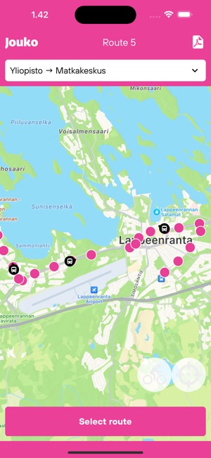 Lappeenrannan bussit on the App Store