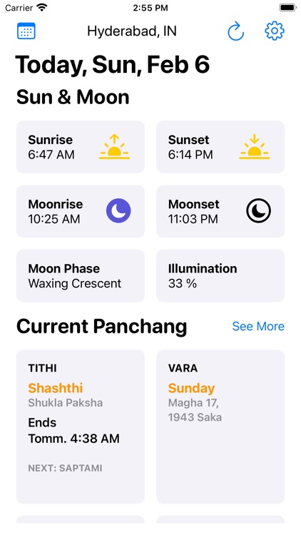 Panchang Guru: Vedic Calendar